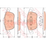 Klocki hamulcowe RENAULT TRW GDB1790