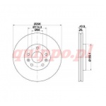 Tarcza hamulcowa TRW DF6184