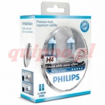 Żarówka halogenowa H4 Philips Blue White Vision xenon efect